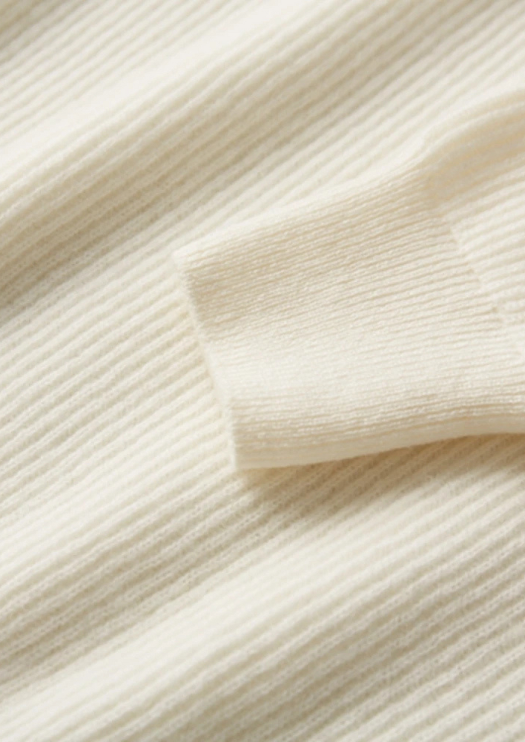 Cashmere Button Sweater cream white image 6 #color_cream-white
