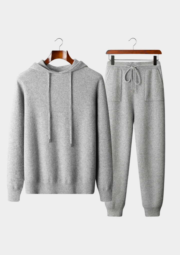 Premium Cashmere Alain Leisure Set light gray image 1 #color_light-gray