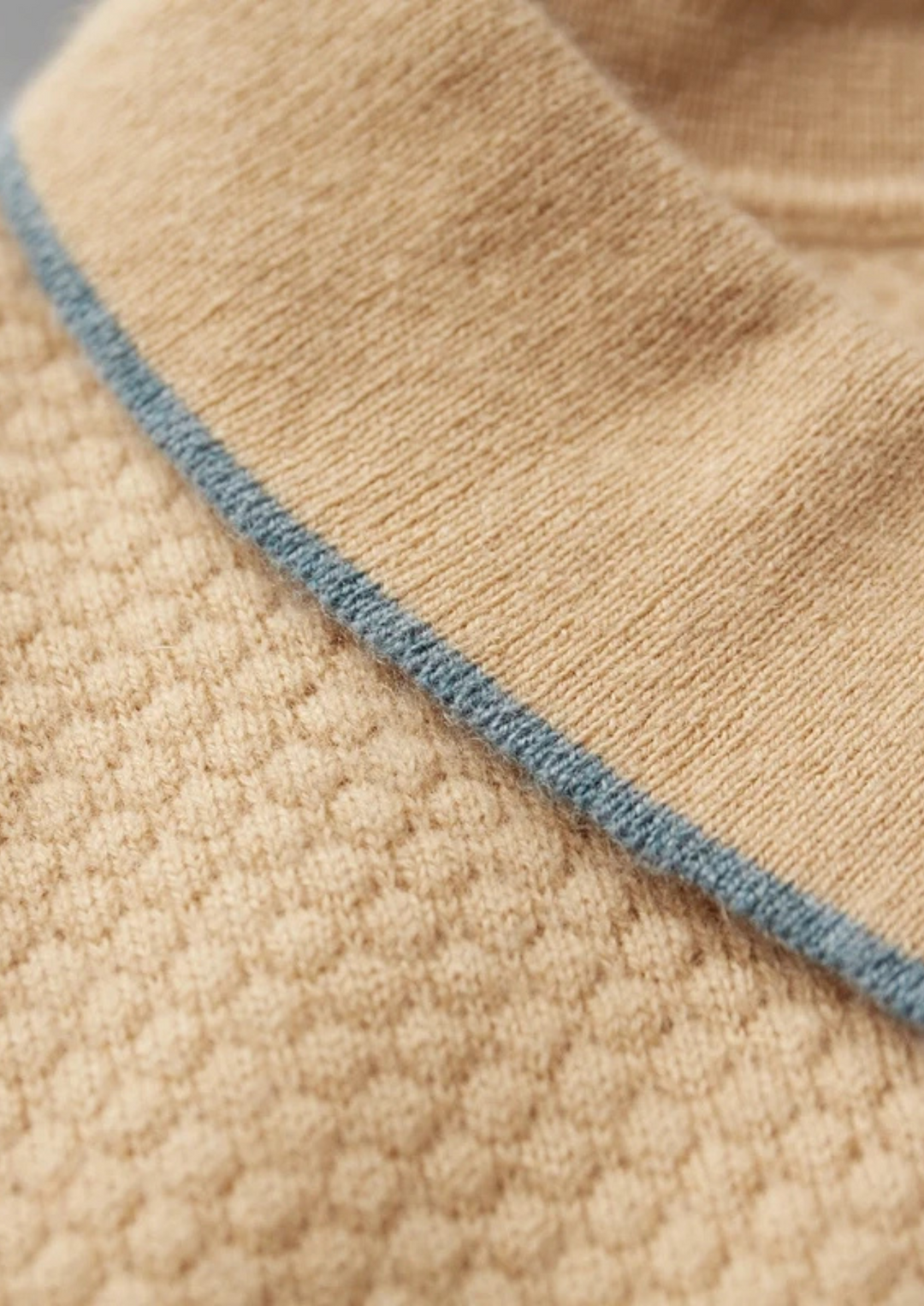The Cashmere Two-Tone Polo mustard image 5 #color_mustard