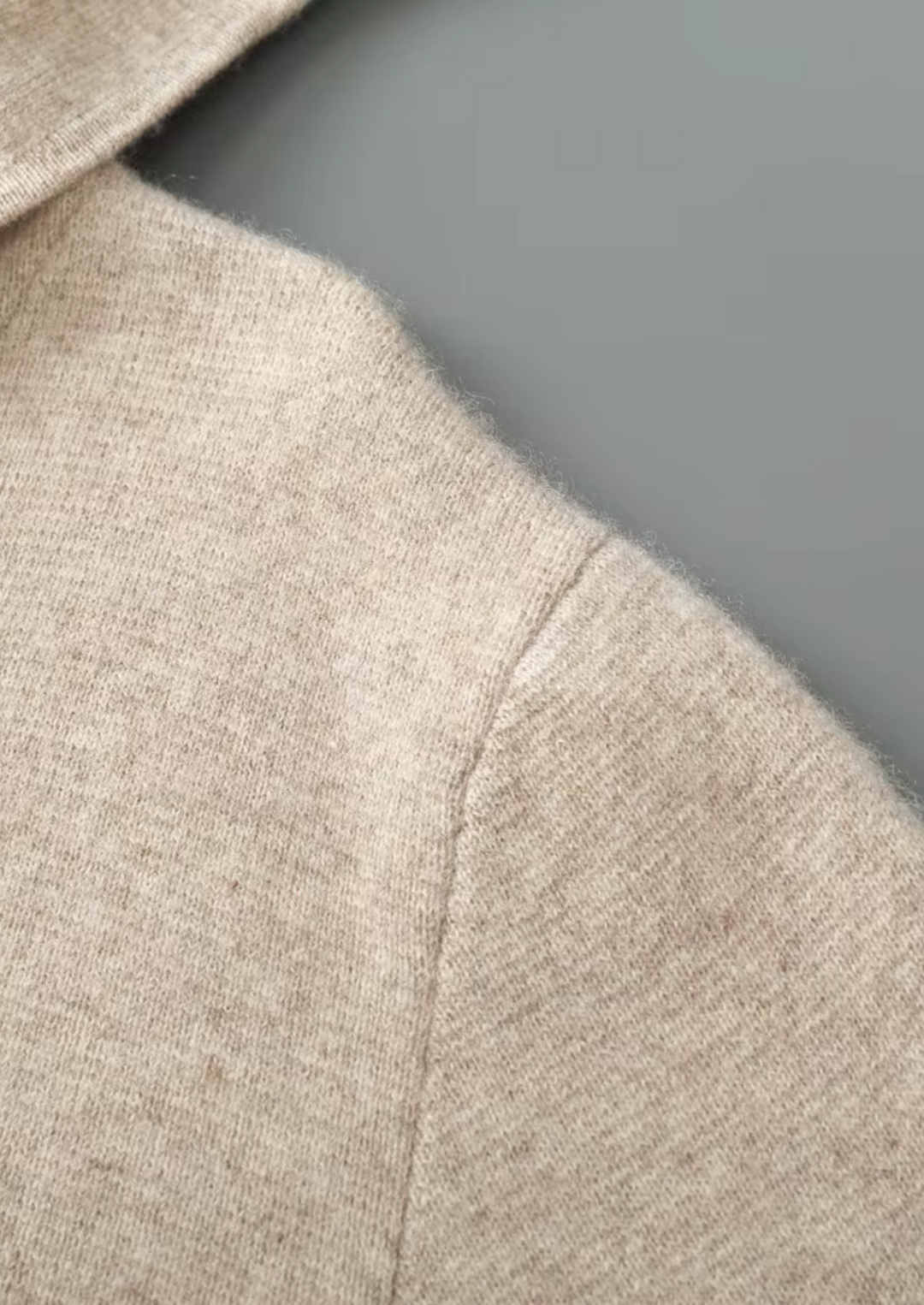 Pure Merino Zip Hoodie beige image 8 #color_beige