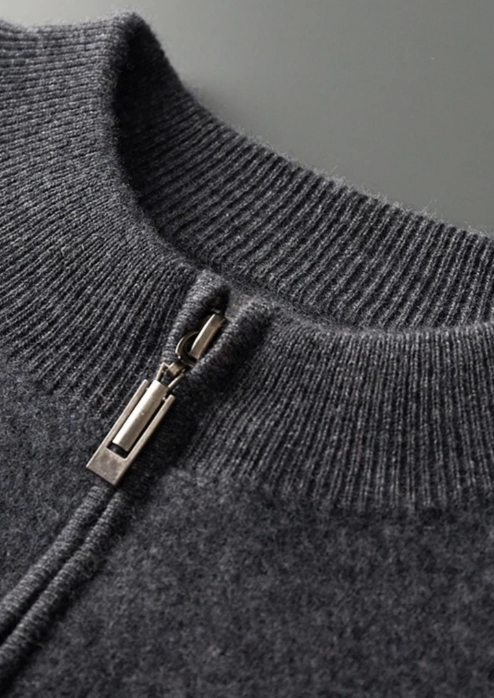 Pure Merino Striped Cardigan dark gray image 4 #color_dark-gray