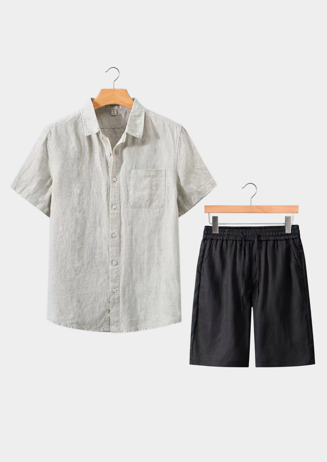 Dolcevita Shortsleeve Summer Set beige/black image 1 #color_beige