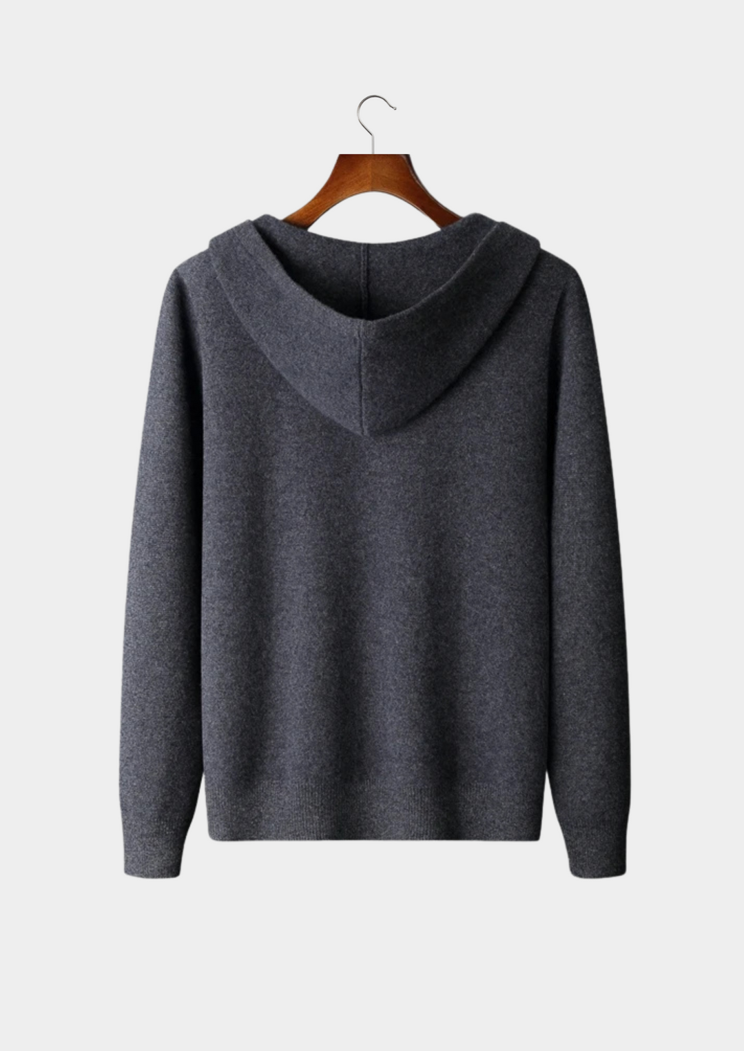 Cashmere Zip Hoodie dark gray image 2 #color_dark-gray