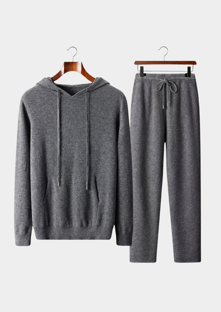 Pure Extra-Fine Merino Wool Savro Set dark gray image 1 #color_dark-gray