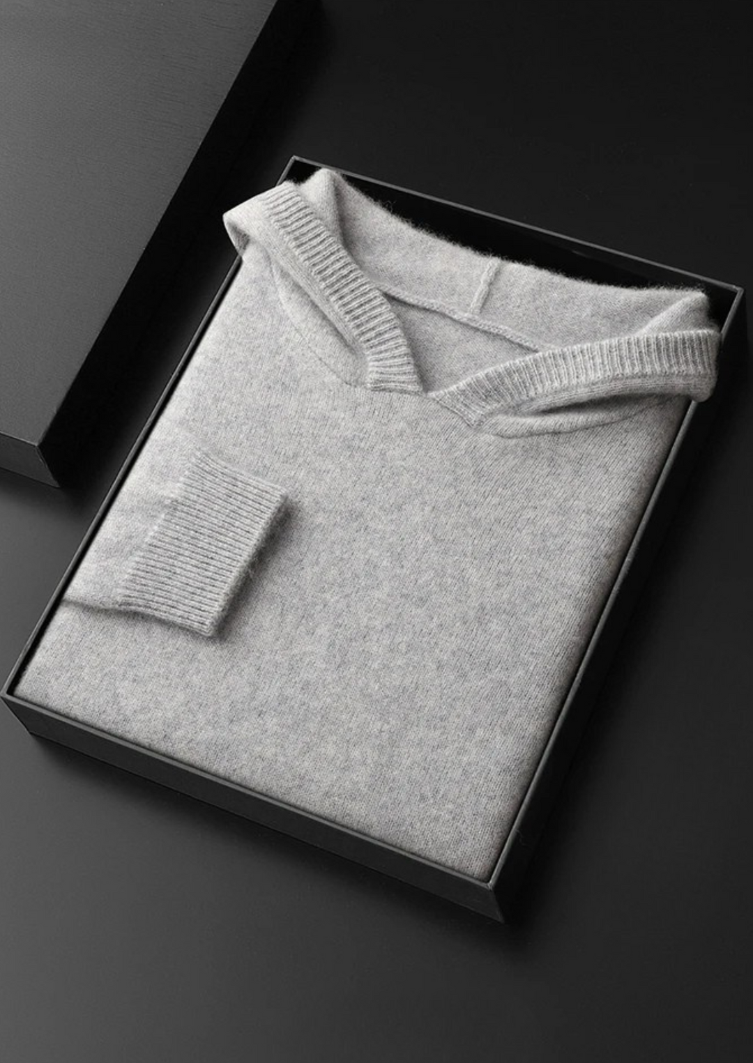 Cashmere Leisure Hoodie light gray image 1 #color_light-gray