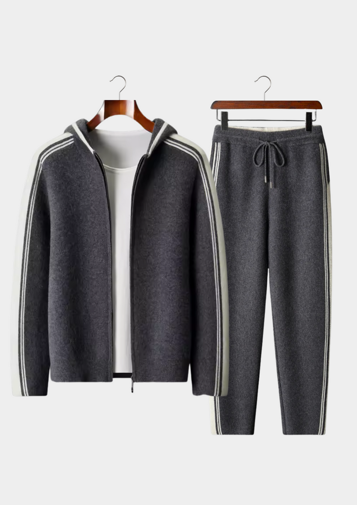 Pure Extra-Fine Merino Wool Damien Set dark gray image 1 #color_dark-gray