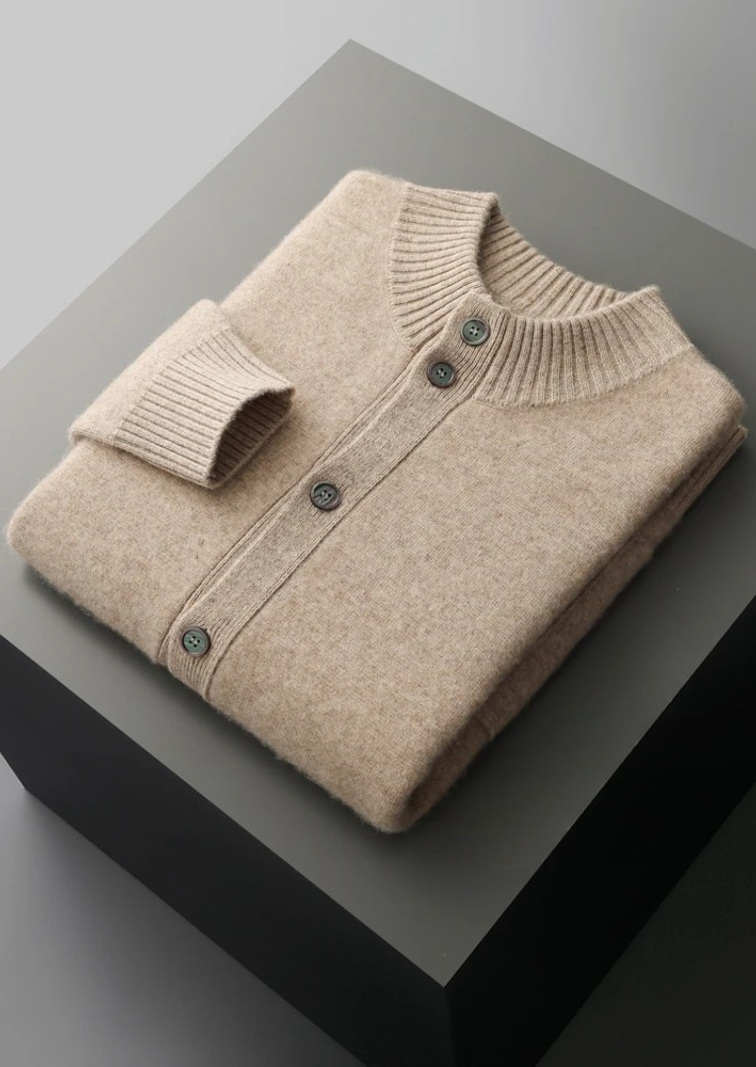 The Cashmere Button Cardigan