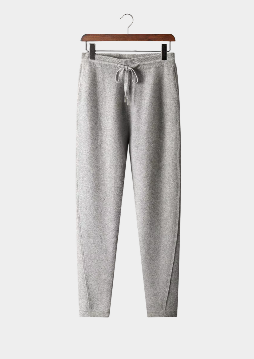 Cashmere Slim Trousers light gray image 1 #color_light-gray