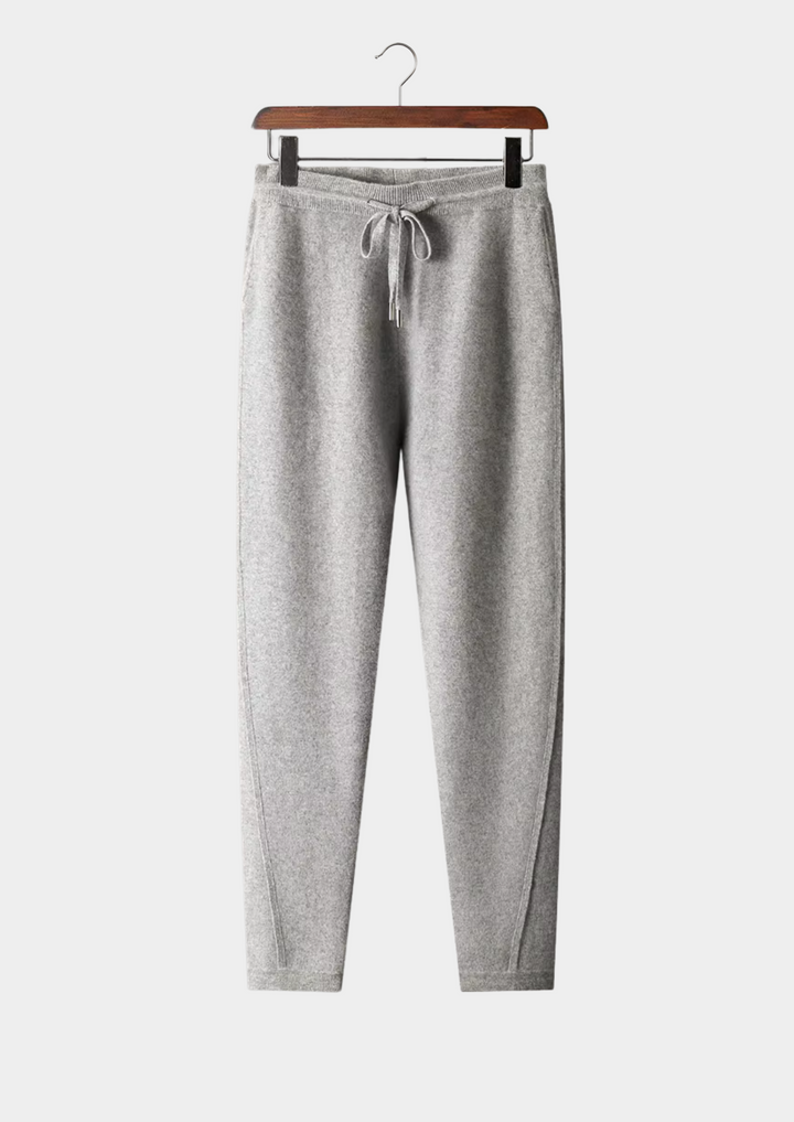 Cashmere Slim Trousers light gray image 1 #color_light-gray