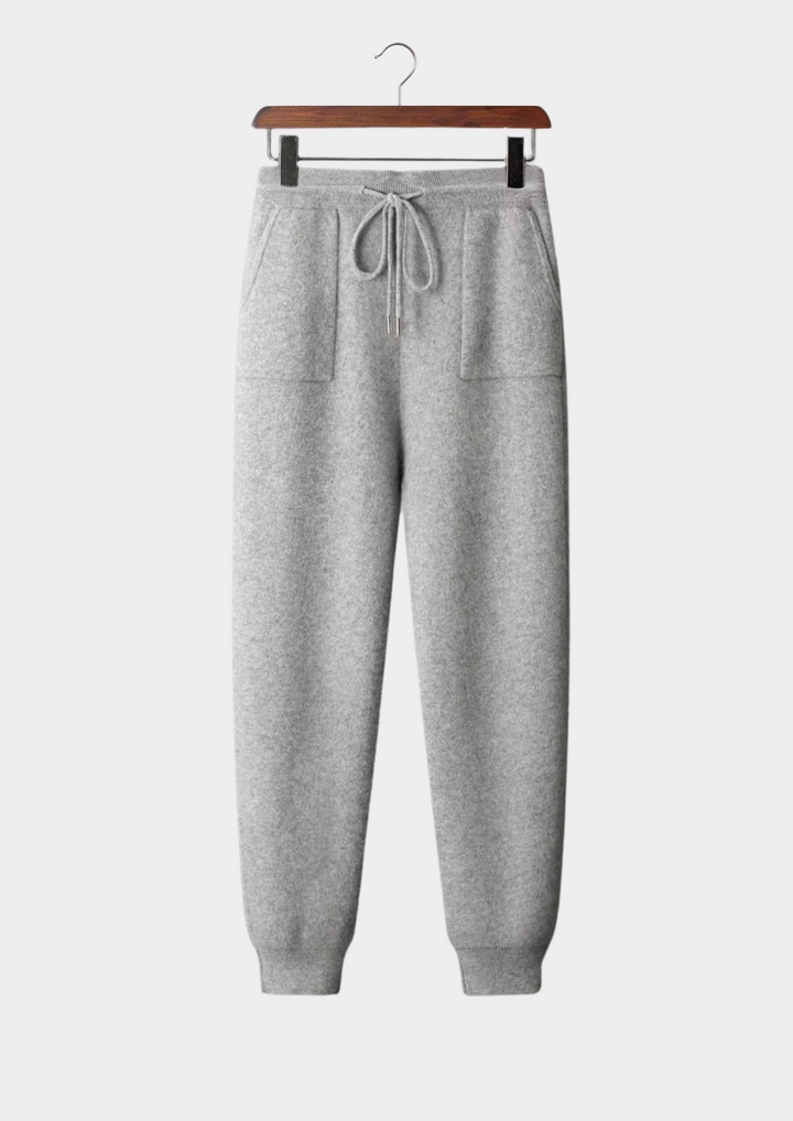 Light Gray Cashmere Joggers light gray image 1 #color_light-gray