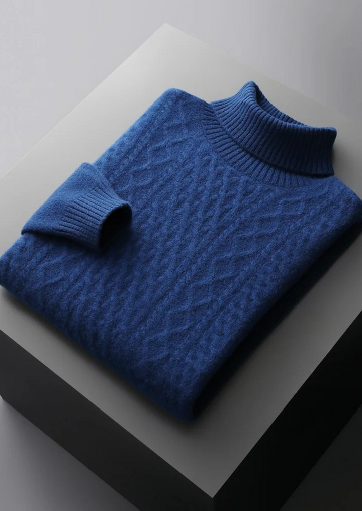 Pure Merino Wintertime Rollneck atlantic blue image 1 #color_atlantic-blue