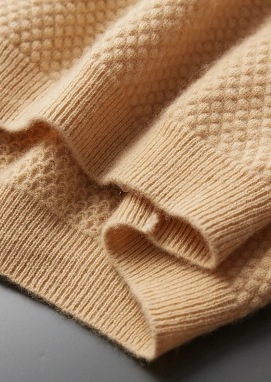 The Cashmere Two-Tone Polo mustard image 7 #color_mustard