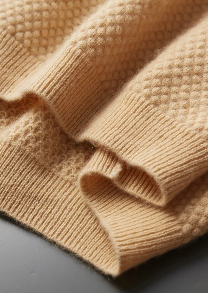 The Cashmere Two-Tone Polo mustard image 7 #color_mustard