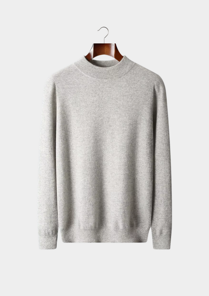 Pure Merino Mockneck light gray image 1 #color_light-gray