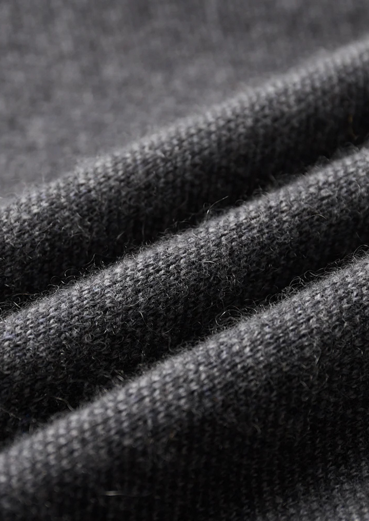Cashmere Jacquard Zip Cardigan dark gray image 5 #color_dark-gray