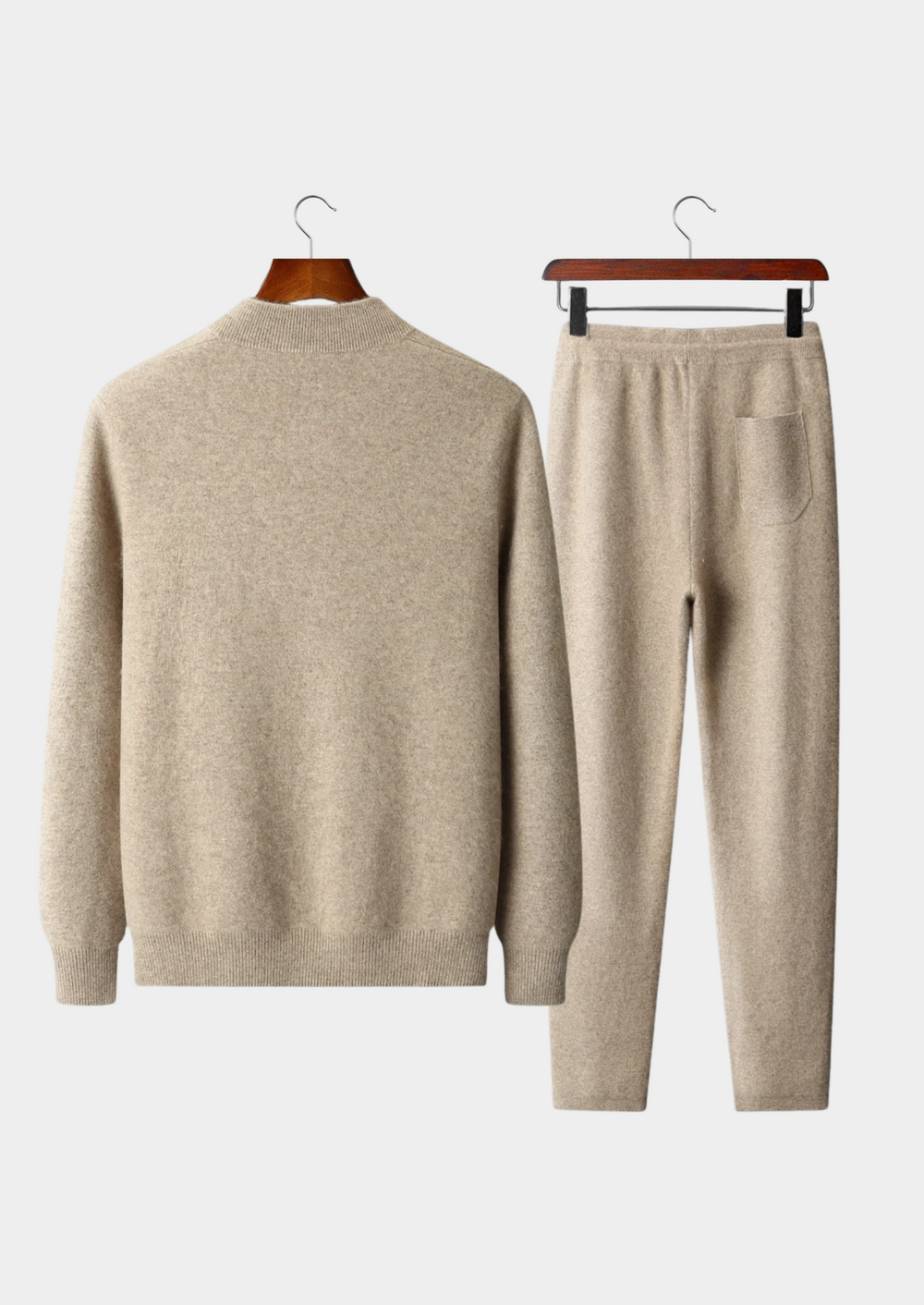 Premium Cashmere Denis Leisure Set sand image 2 #color_sand