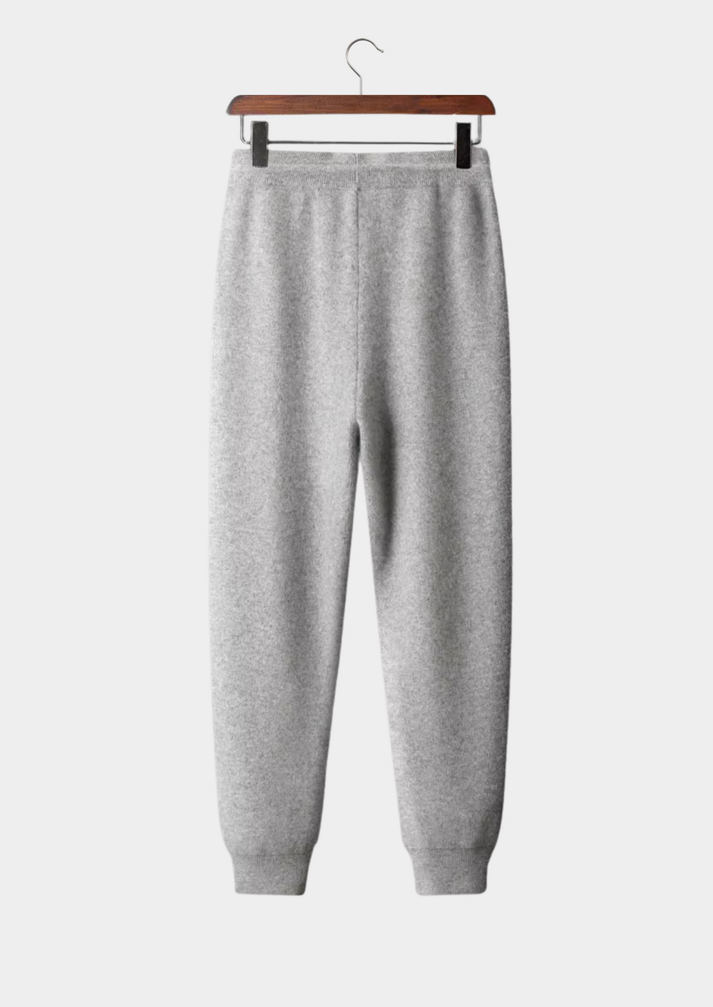 Light Gray Cashmere Joggers light gray image 2 #color_light-gray