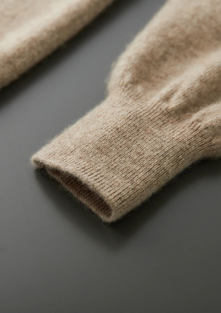 Pure Merino Raglan Mockneck sand image 5 #color_sand