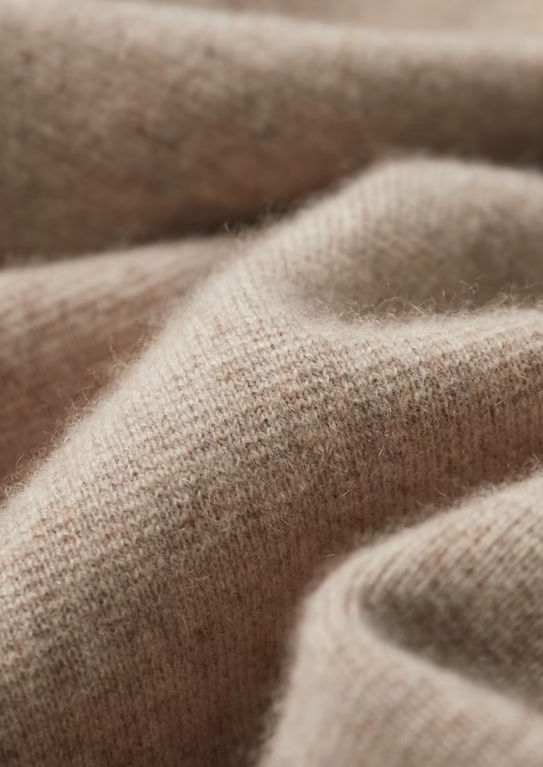 Pure Merino Zip Polo Cardigan camel image 6 #color_camel