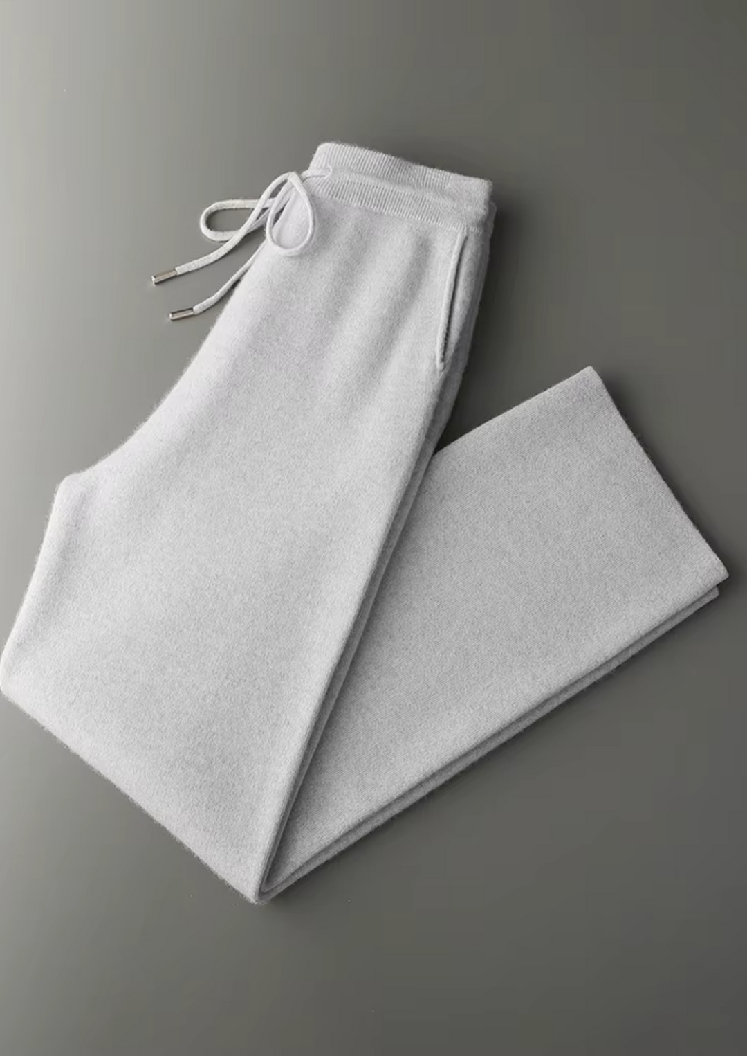 Cashmere Relaxed Trousers light gray image 3 #color_light-gray