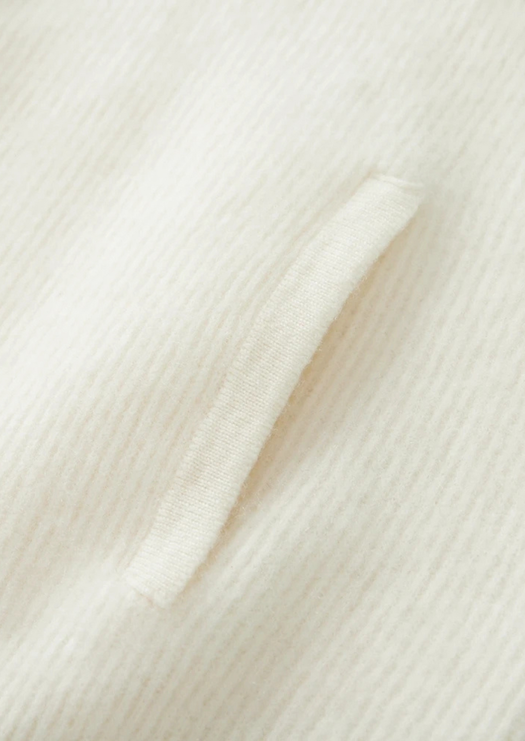 Pure Merino Ribbed Zip Cardigan ivory image 7 #color_ivory