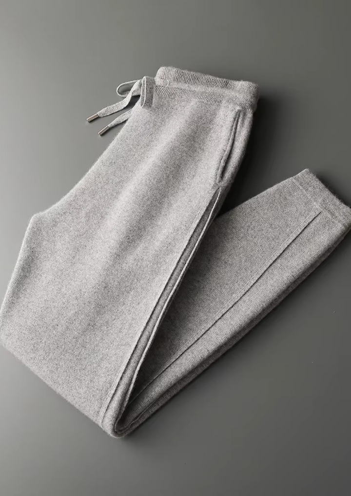 Cashmere Slim Trousers light gray image 3 #color_light-gray