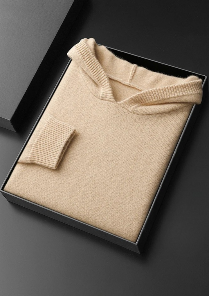 Cashmere Leisure Hoodie sand image 3 #color_sand