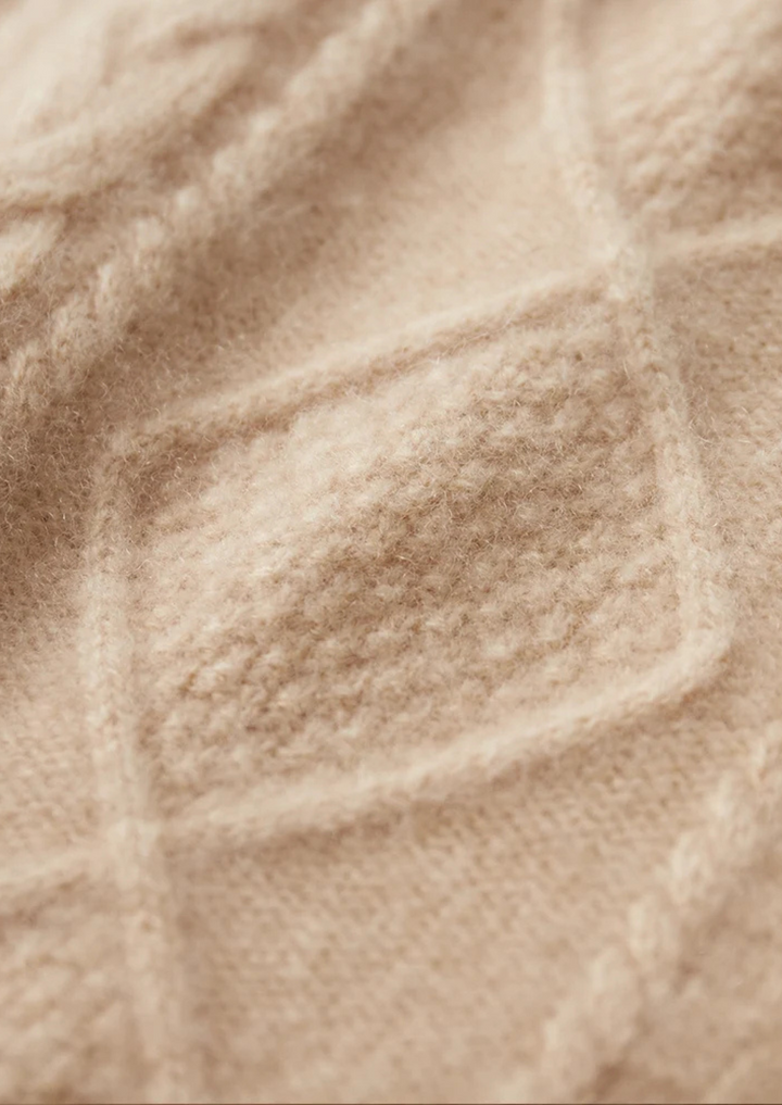 Pure Merino Jacquard Mockneck sand image 4 #color_sand