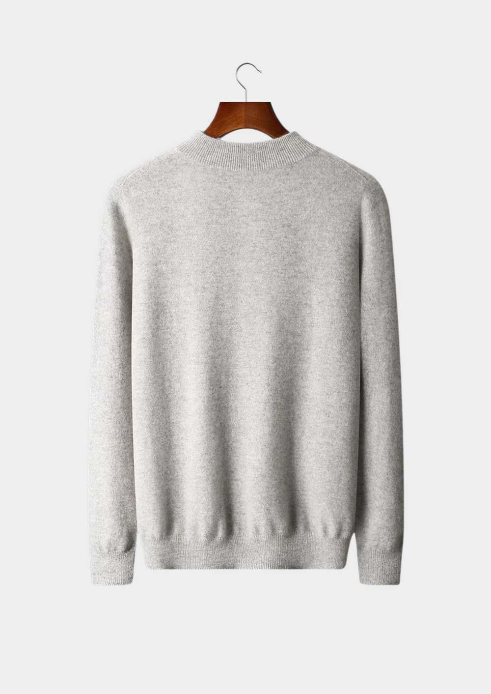 Pure Merino Mockneck light gray image 2 #color_light-gray