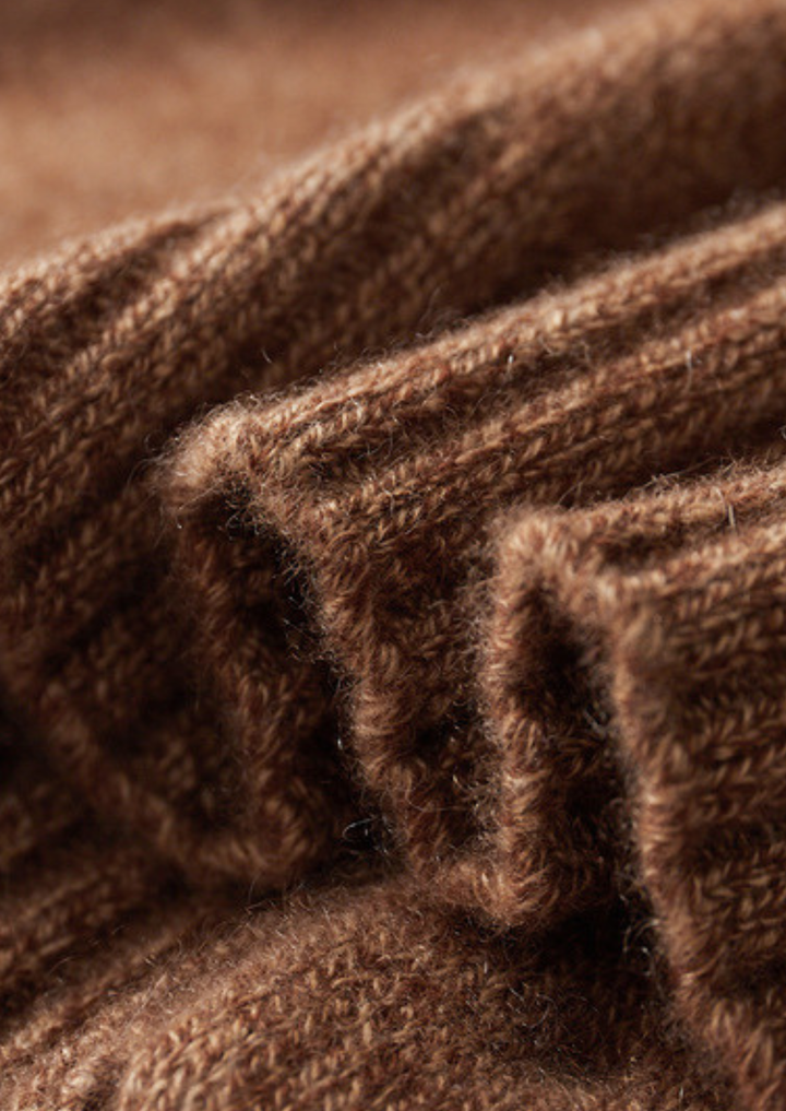 Pure Cashmere Shawl Collar Cardigan beige image 8 #color_beige