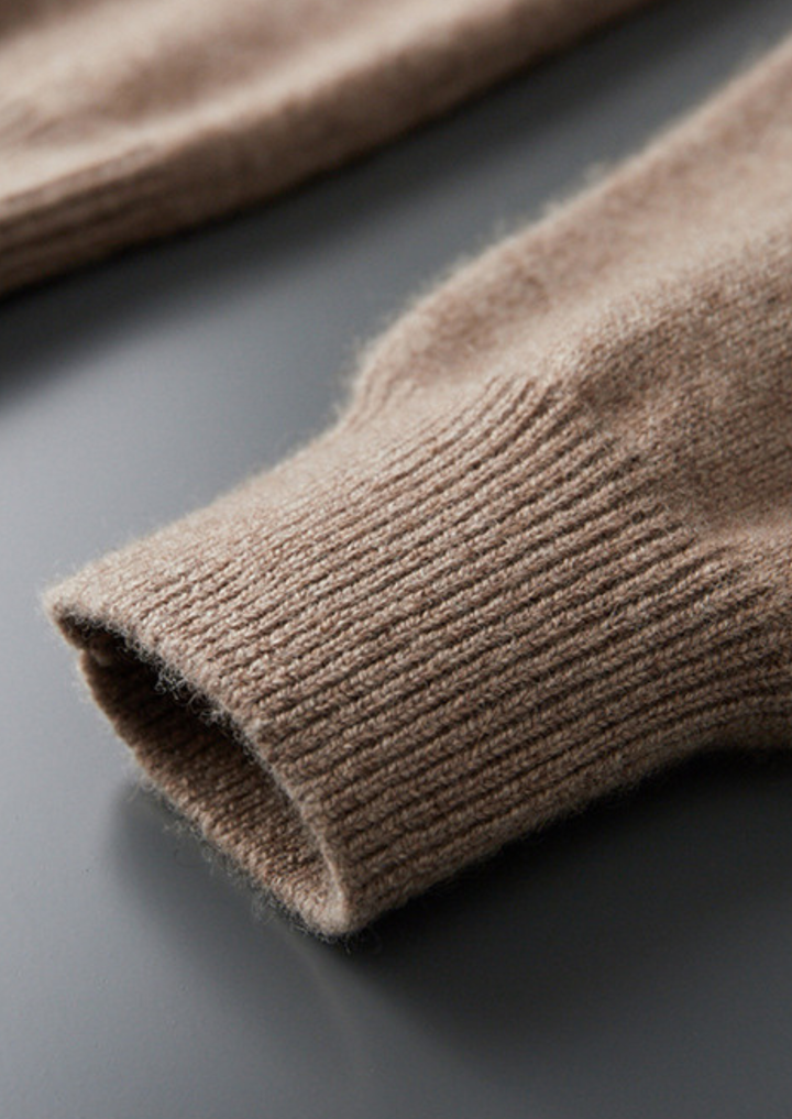 Pure Cashmere V-Neck Sweater beige image 5 #color_beige