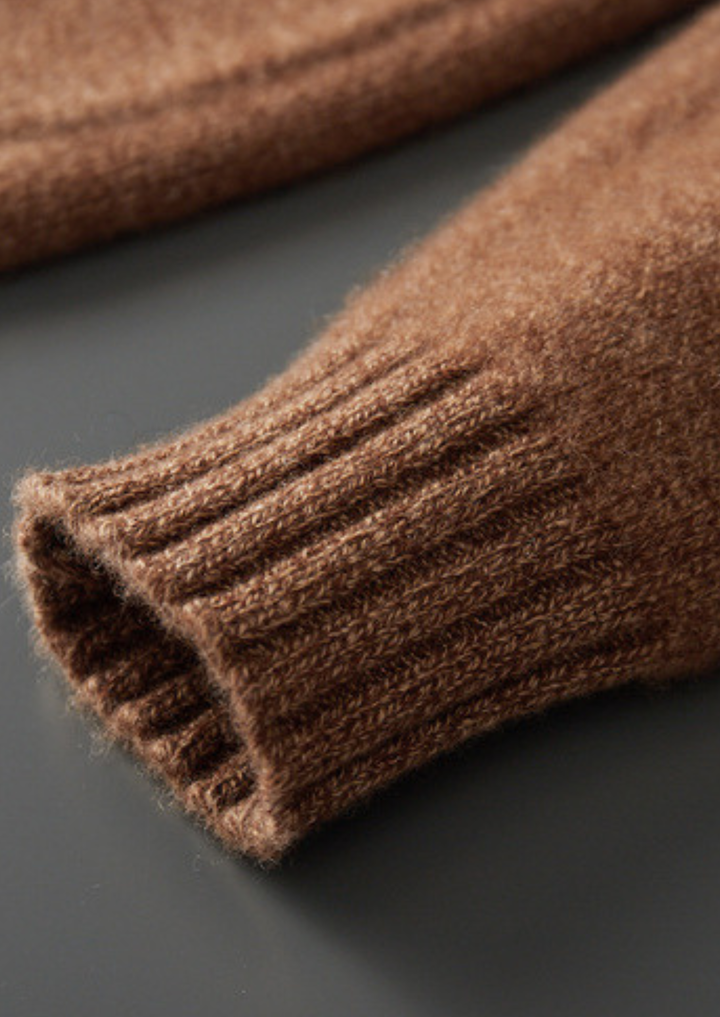 Pure Cashmere Shawl Collar Cardigan beige image 4 #color_beige