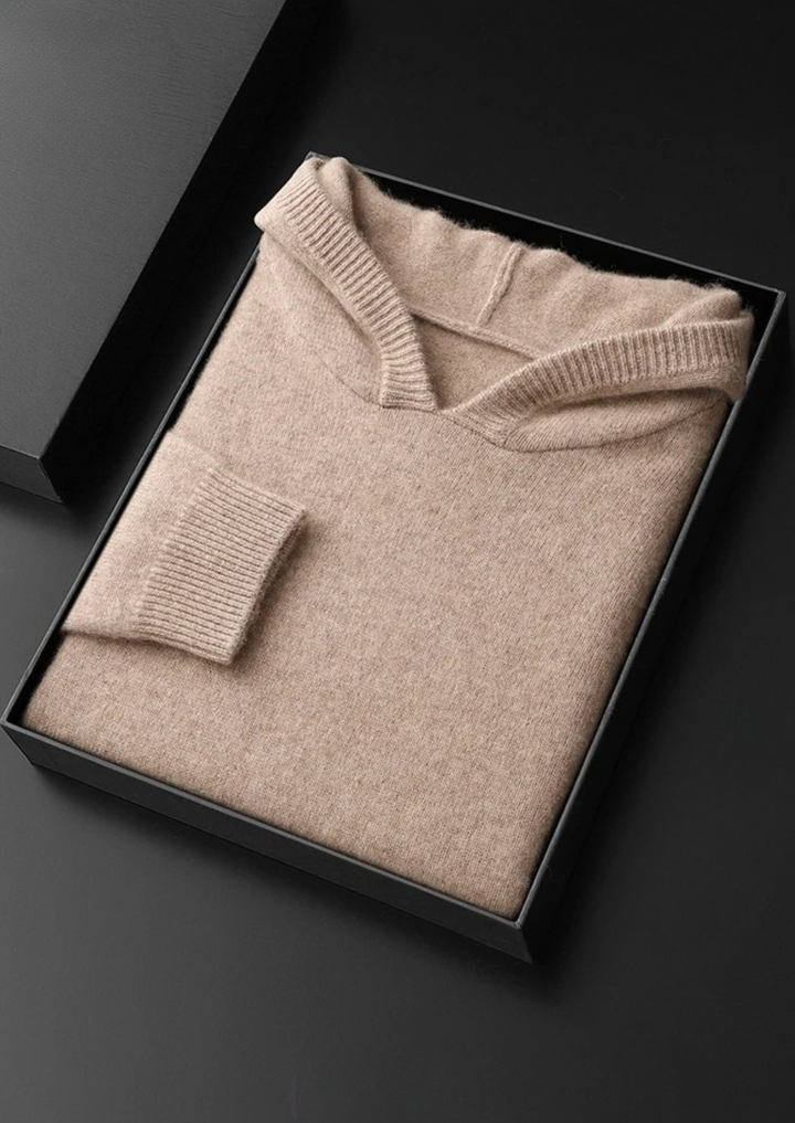 Cashmere Leisure Hoodie camel image 1 #color_camel