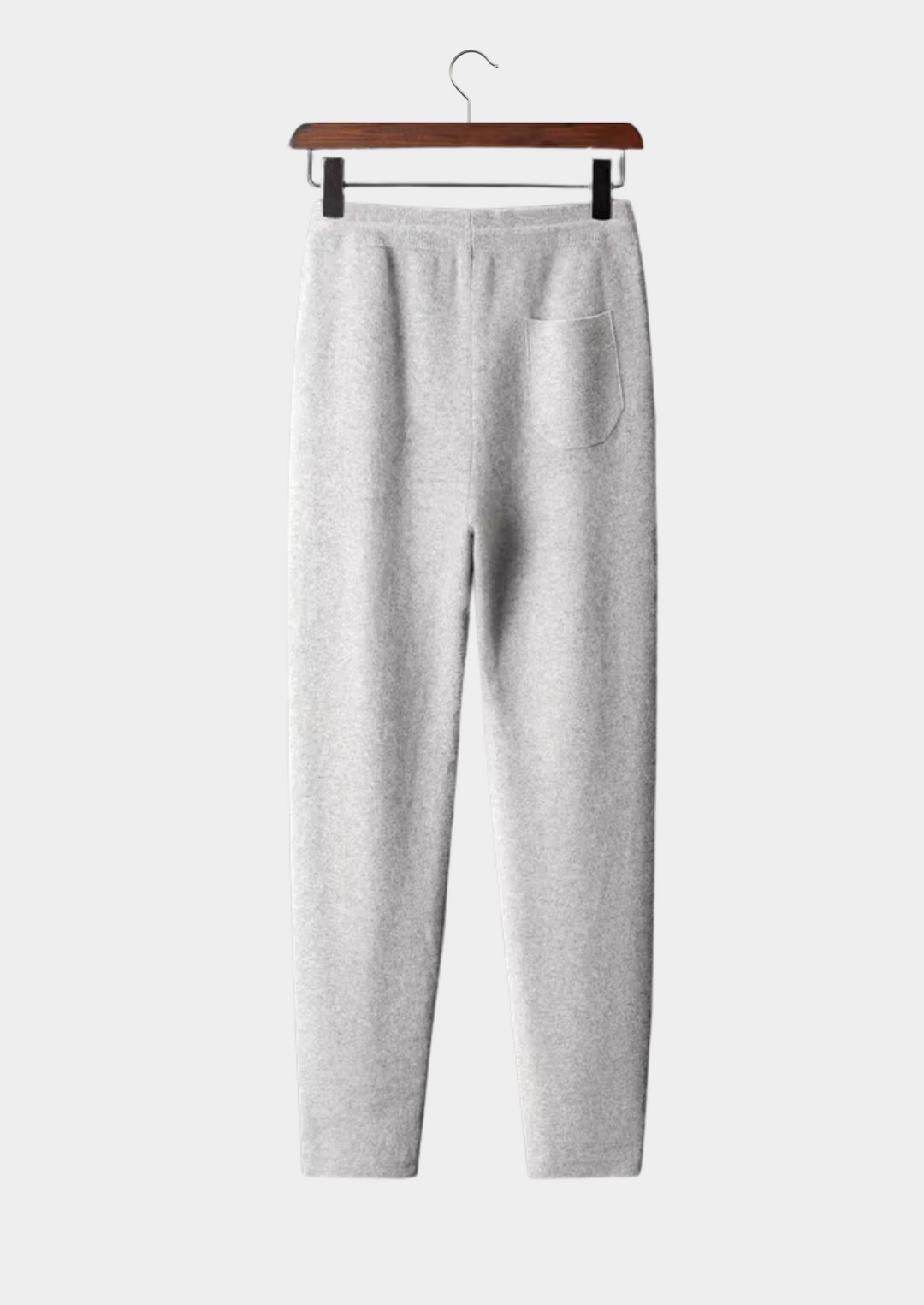 Cashmere Pleated Trousers light gray image 2 #color_light-gray
