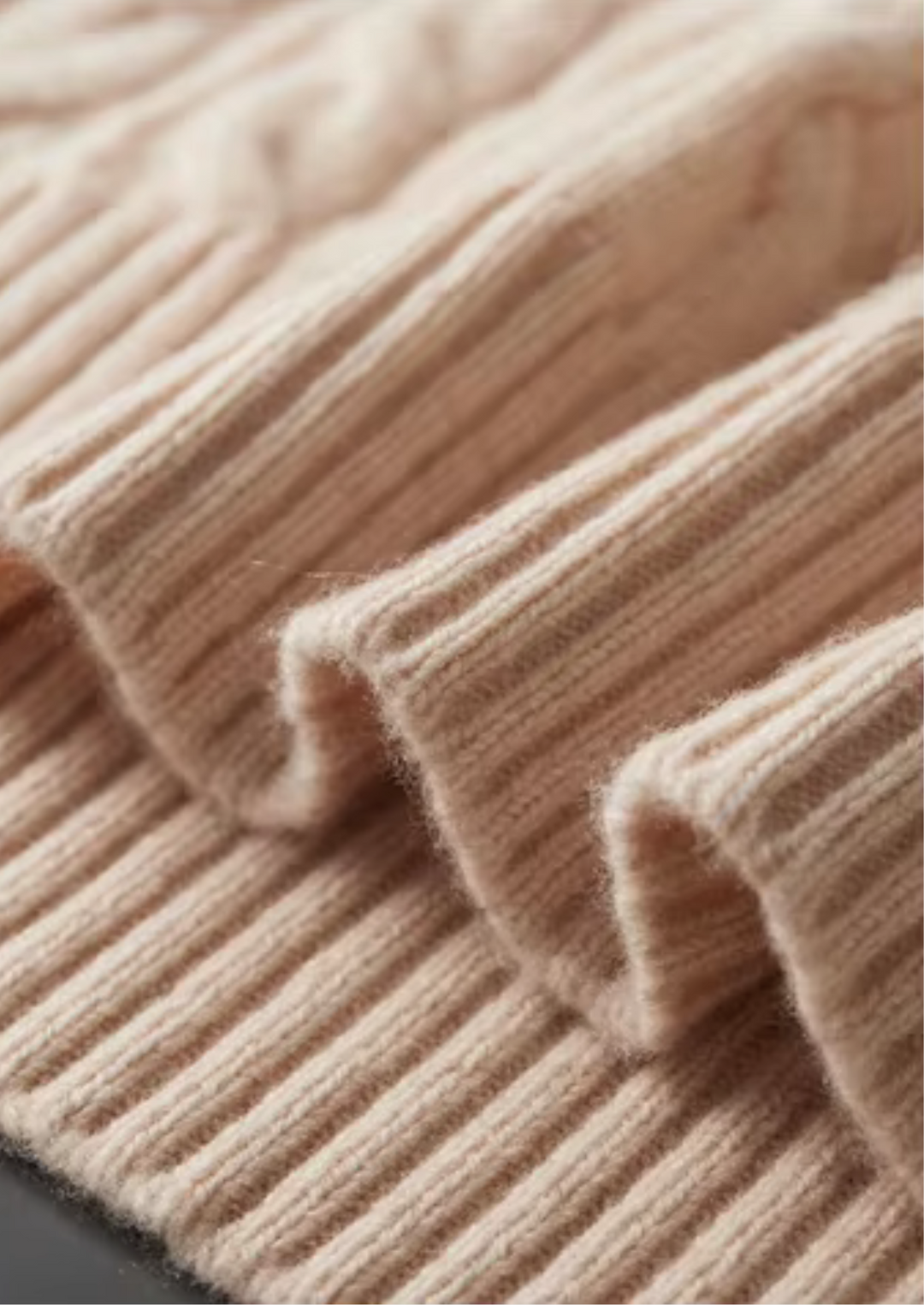 Pure Merino Cable Knit Crewneck ivory image 4 #color_ivory