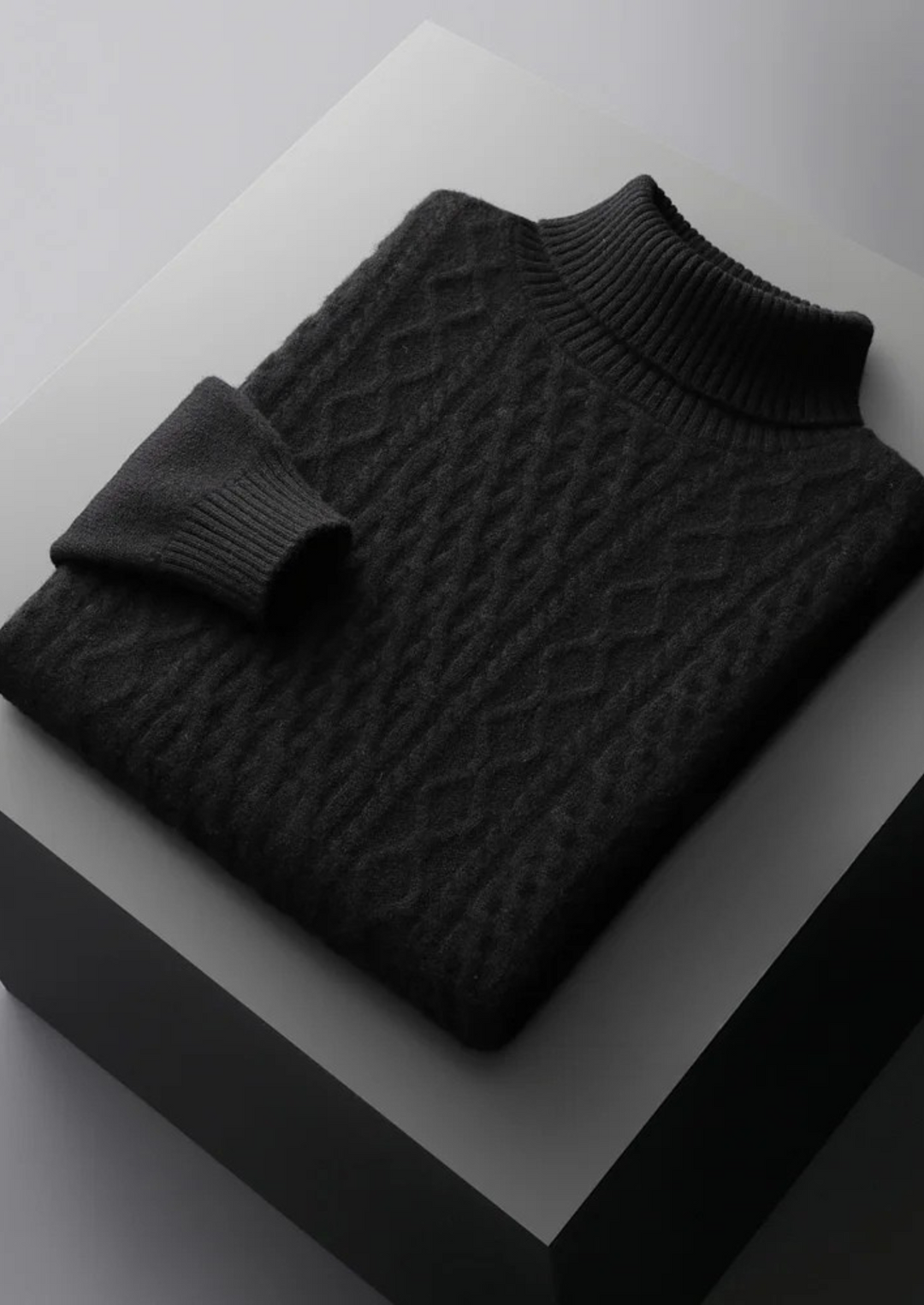 Pure Merino Wintertime Rollneck black image 1 #color_black