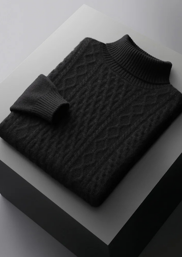 Pure Merino Wintertime Rollneck black image 1 #color_black