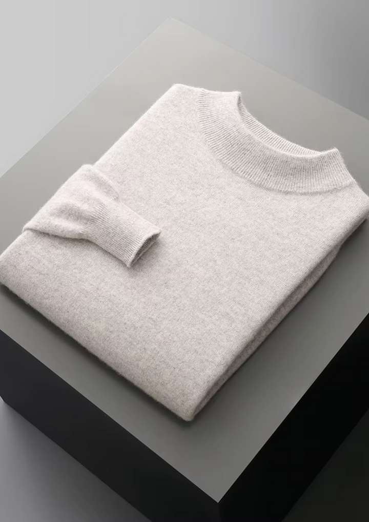 Pure Merino Mockneck light gray image 3 #color_light-gray