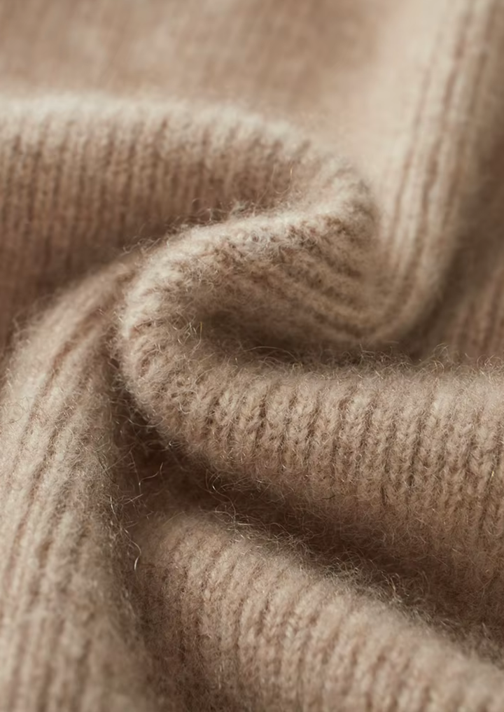 Ribbed Zip Cardigan sand image 5 #color_sand