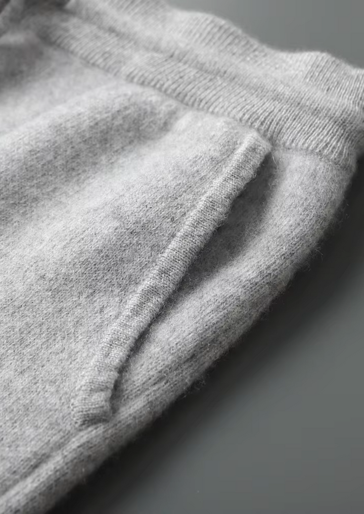 Light Gray Cashmere Joggers light gray image 5 #color_light-gray