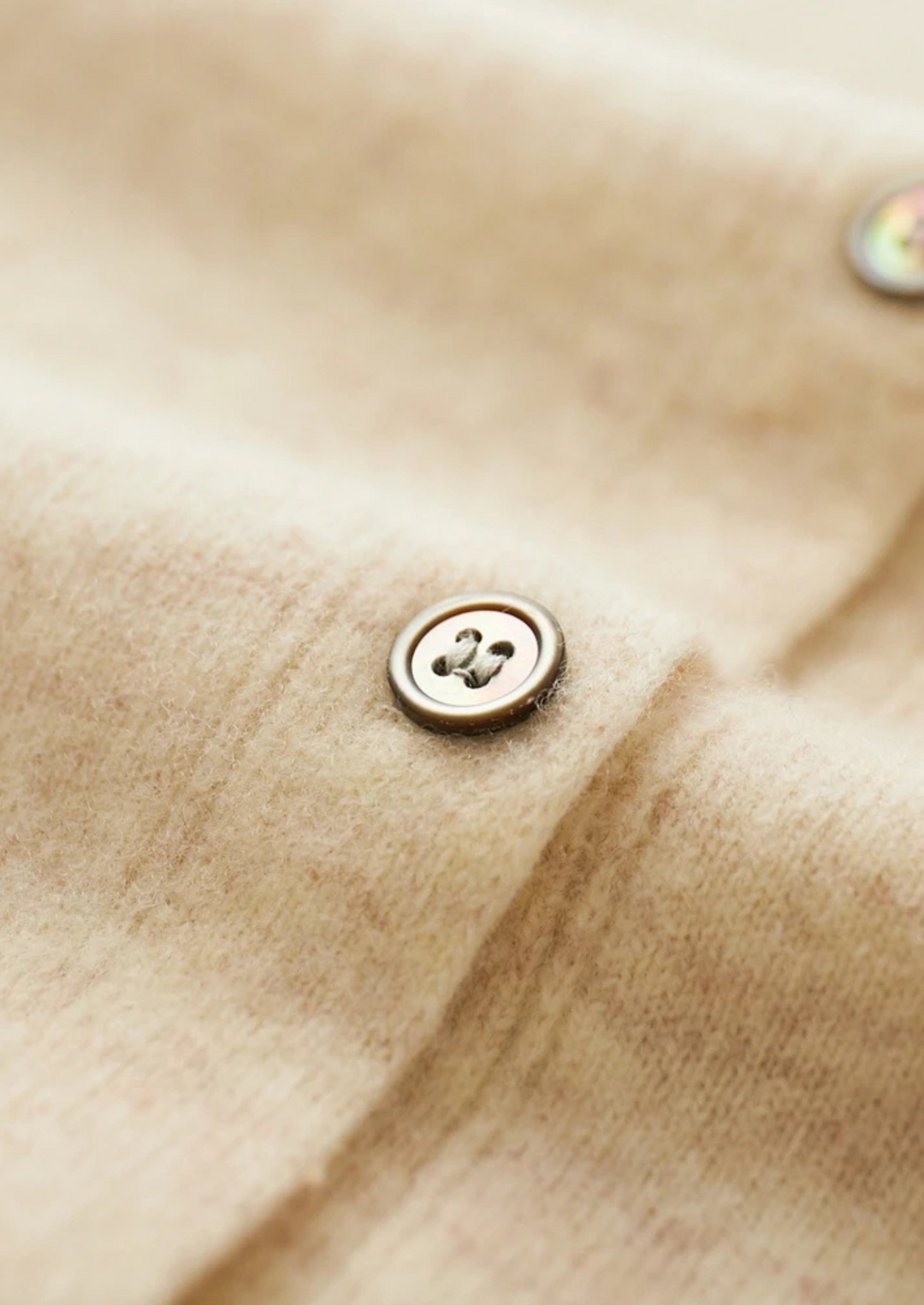 Pure Merino Polo Cardigan sand image 5 #color_sand