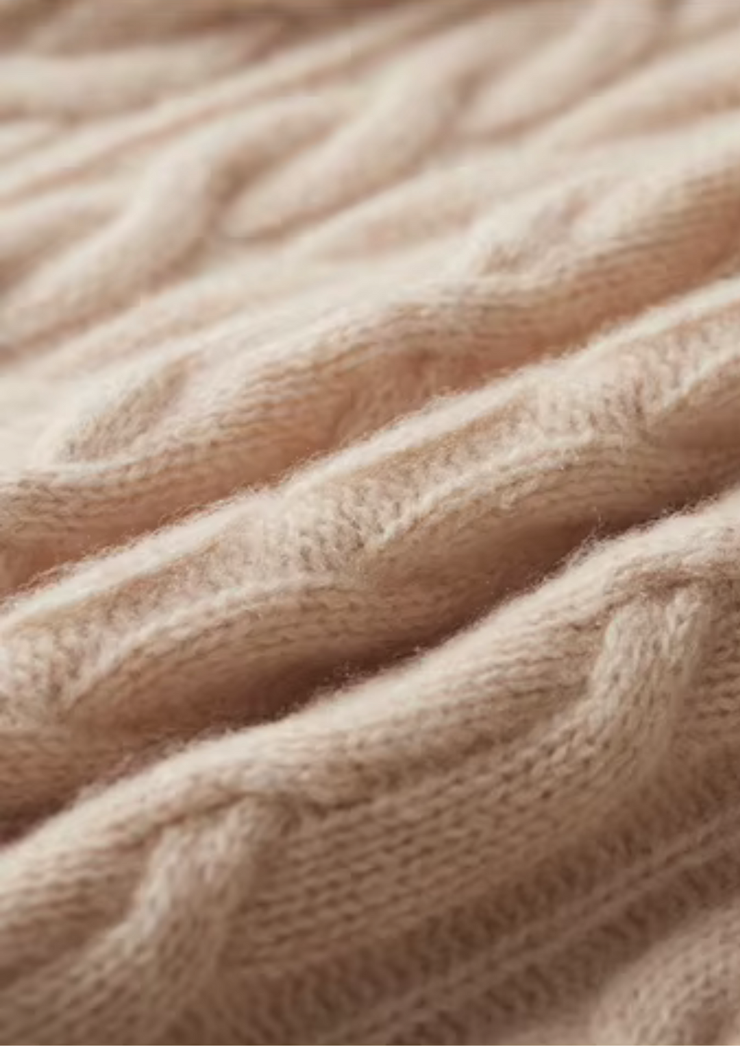 Pure Merino Cable Knit Crewneck ivory image 3 #color_ivory