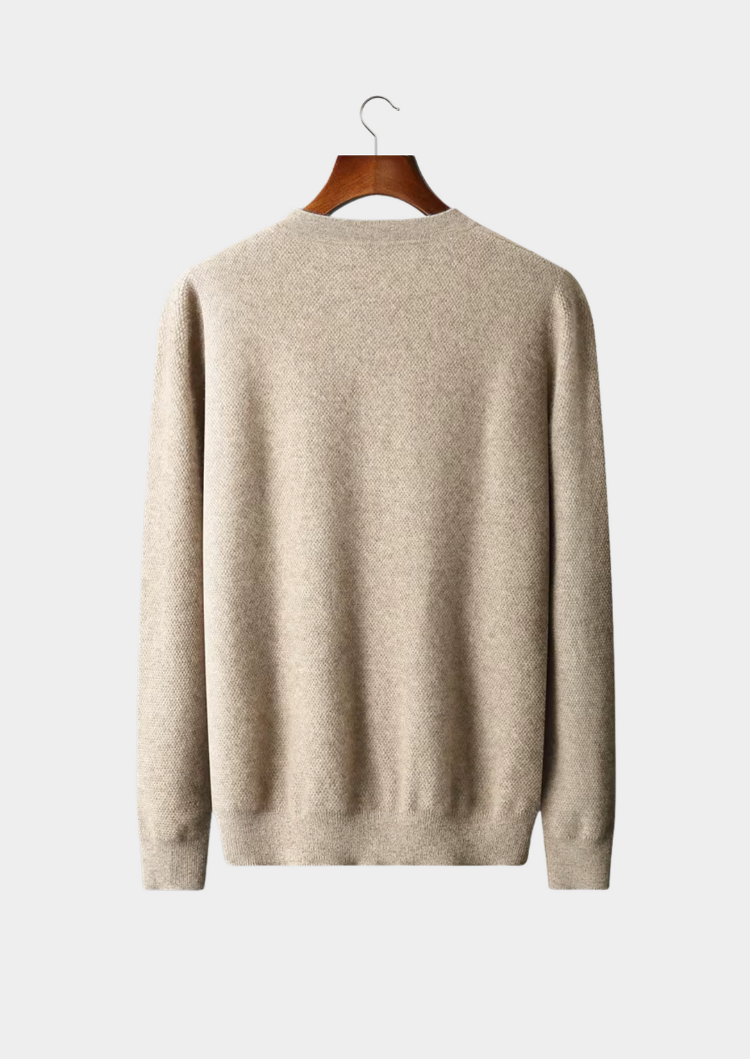 Cashmere Henley Sweater sand image 2 #color_sand