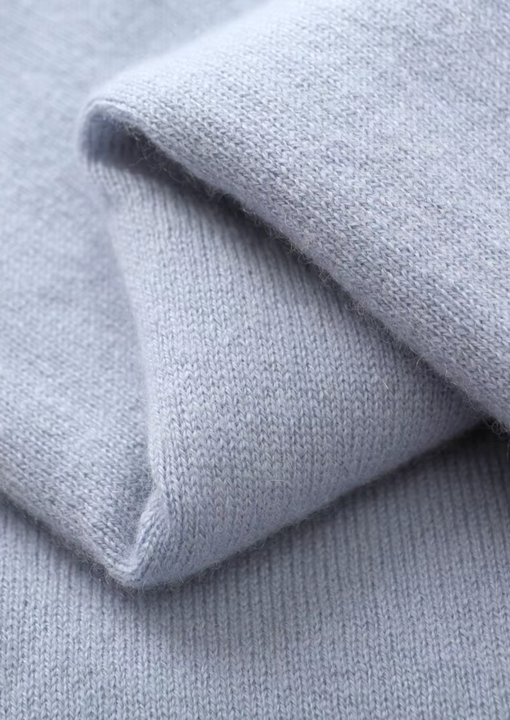 Pure Merino Light Blue Zip Cardigan light blue image 9 #color_light-blue