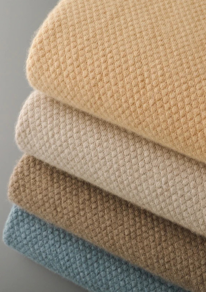 The Cashmere Two-Tone Polo mustard image 9 #color_mustard