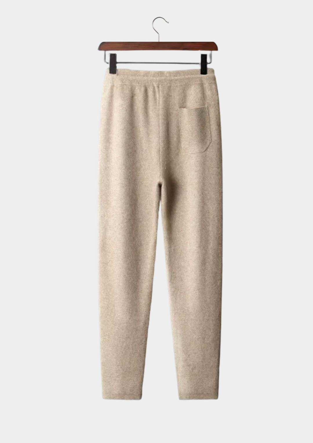 Cashmere Pleated Trousers light gray image 5 #color_light-gray