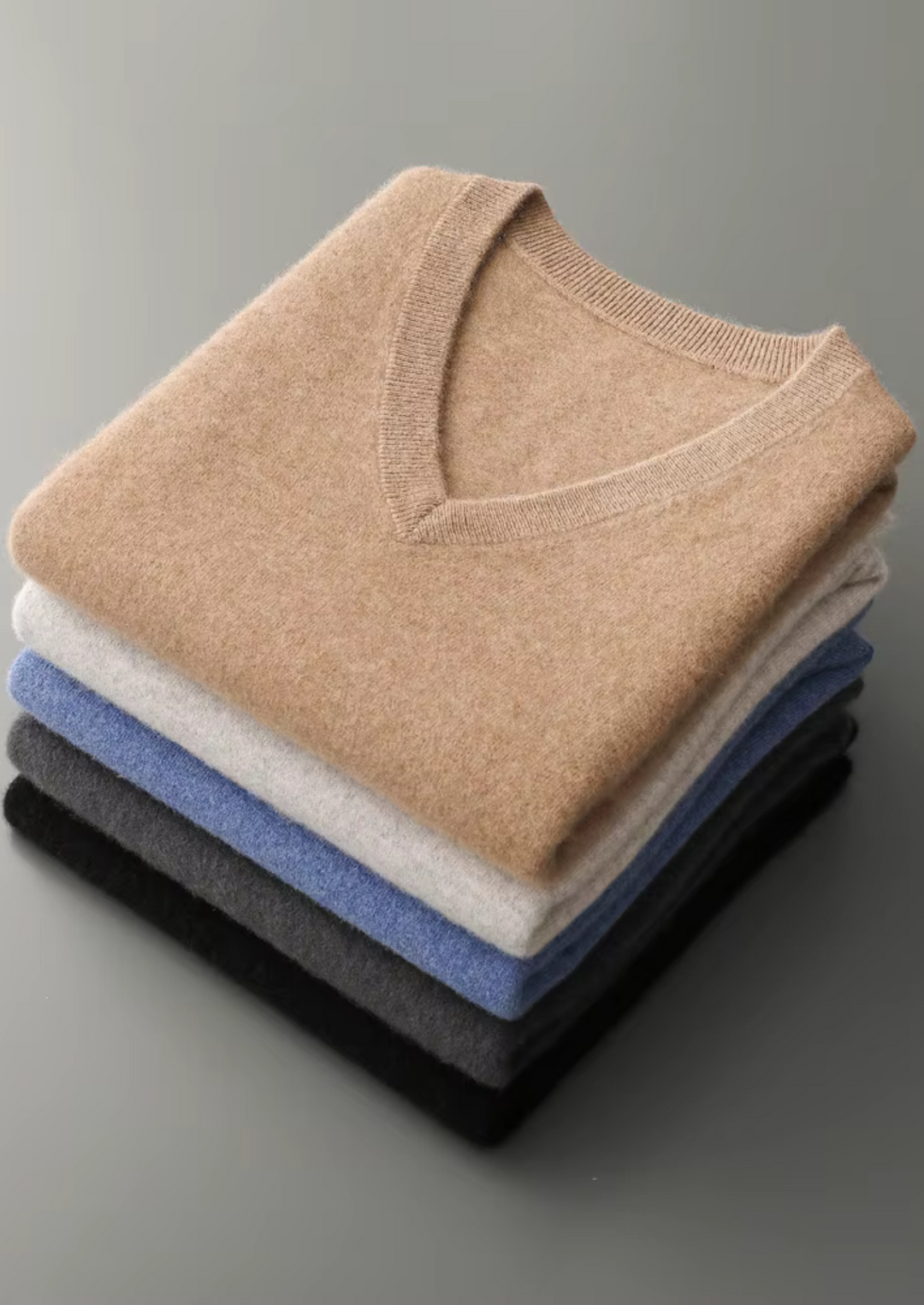 Pure Merino V-Neck Vest light blue image 2 #color_light-blue