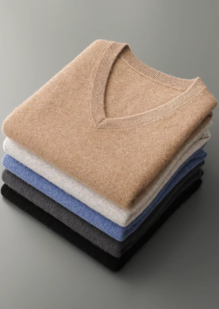 Pure Merino V-Neck Vest light blue image 2 #color_light-blue