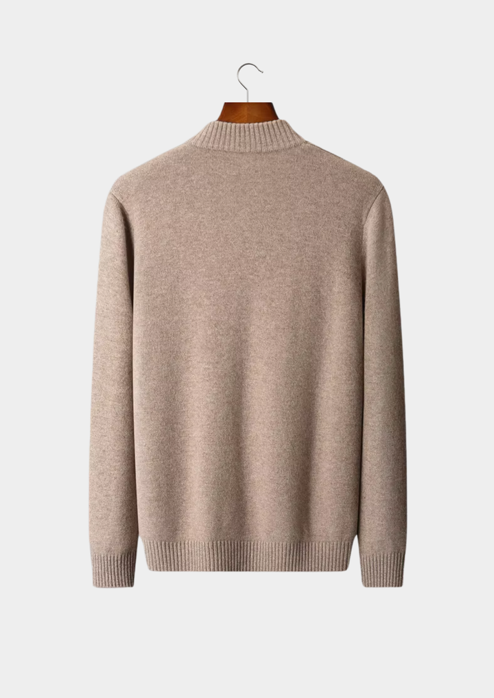 Pure Merino Button Cardigan beige image 2 #color_beige