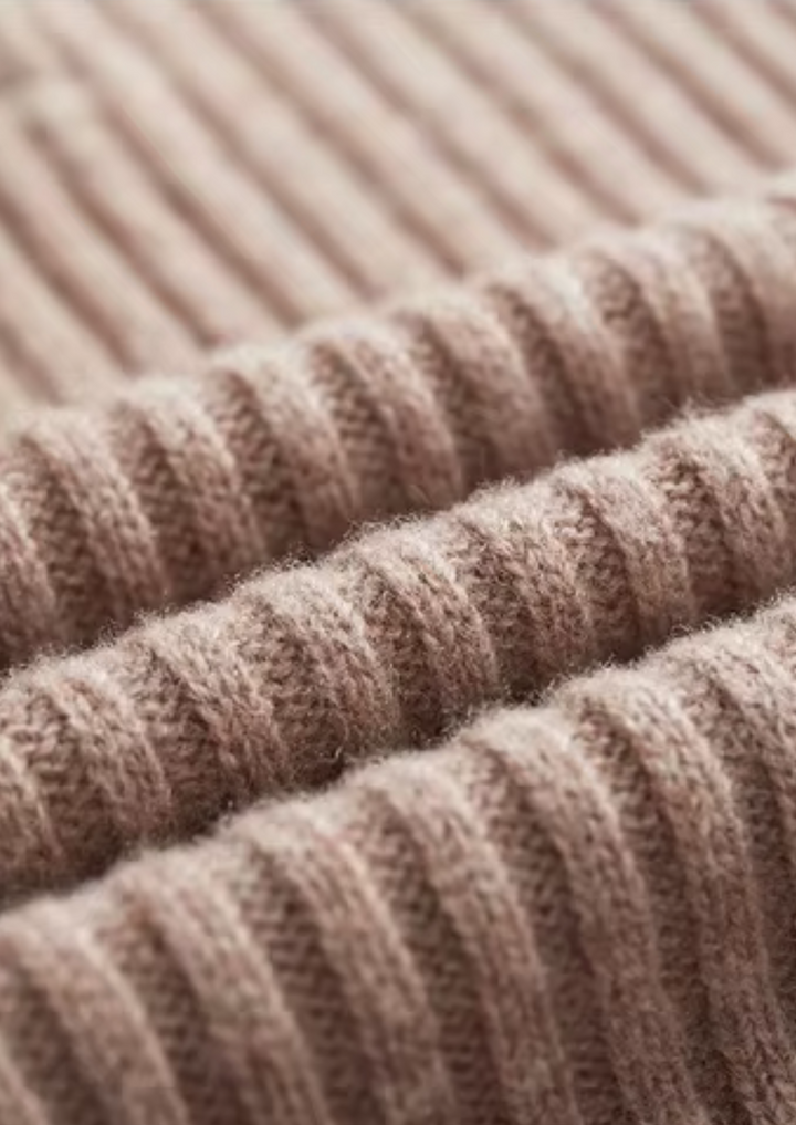 Pure Merino Ribbed Henley Sweater beige image 4 #color_beige
